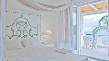 Doppia Superior, vista mare, lato piscina | Vista dalla camera