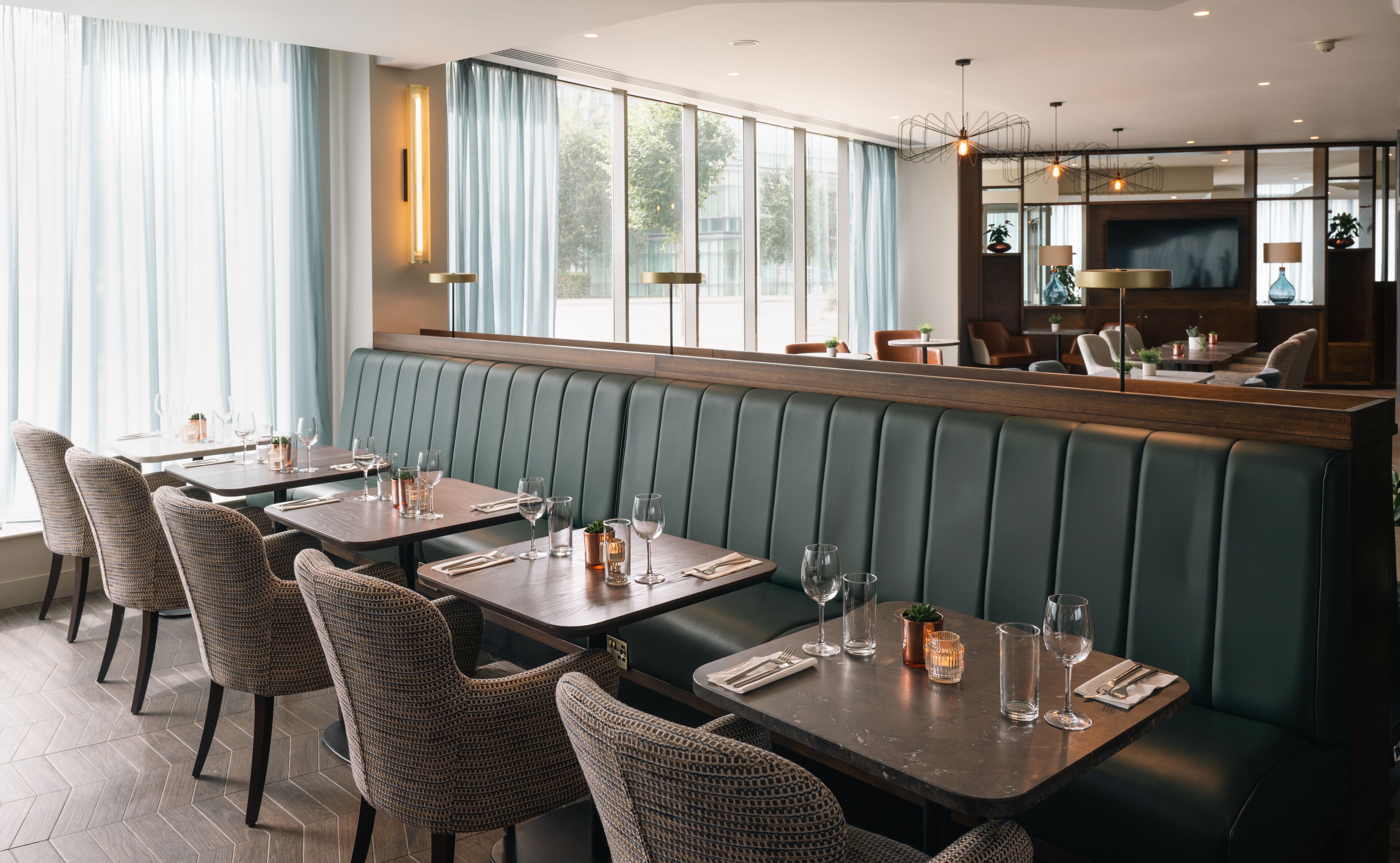 breakfast, lunch and dinner served