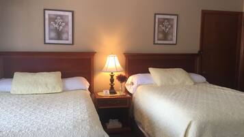 Standard Room, 2 Double Beds, River View | Individually furnished, iron/ironing board, free WiFi, bed sheets