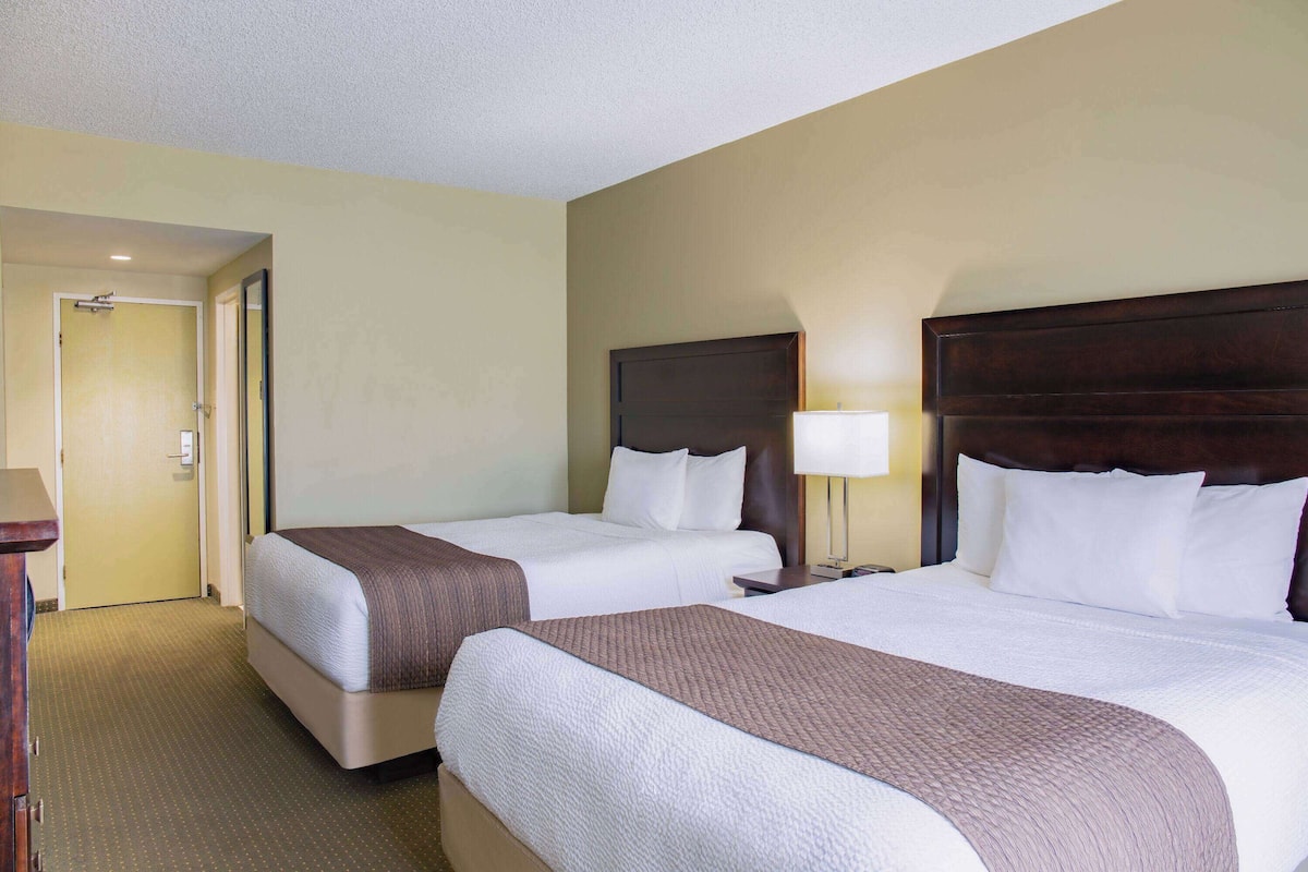 Room, 2 Queen Beds, Non Smoking | Desk, iron/ironing board, free cribs/infant beds, rollaway beds