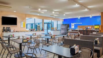 Free daily buffet breakfast