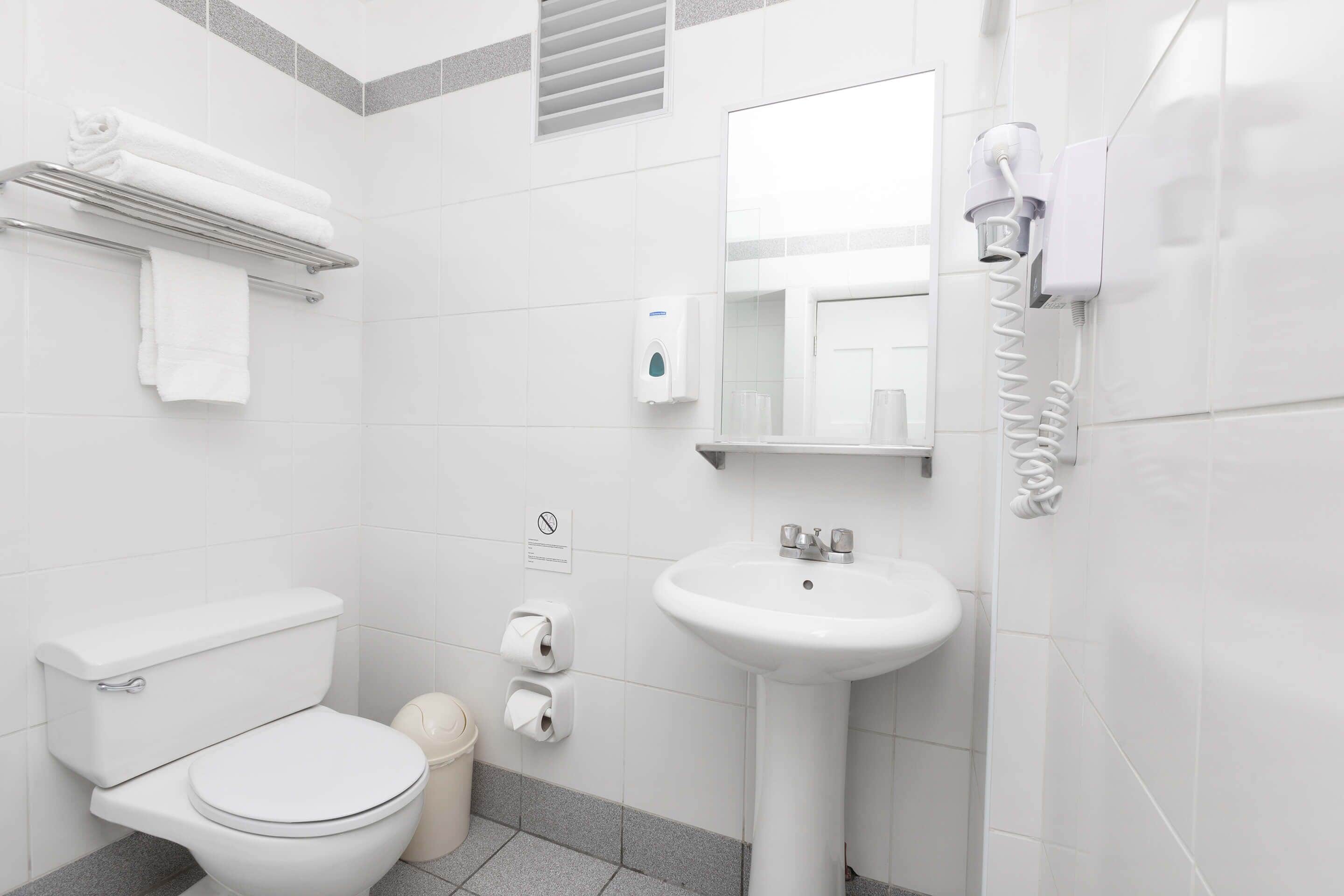 traditional room, 1 queen bed | bathroom | shower, designer toiletries, hair dryer, towels