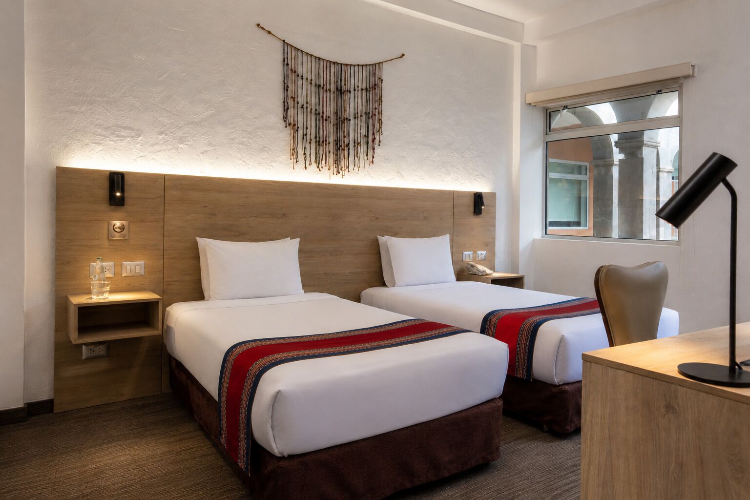 Chambre Tradition, 2 lits une place | Coffres-forts dans les chambres, bureau, chambres insonorisées