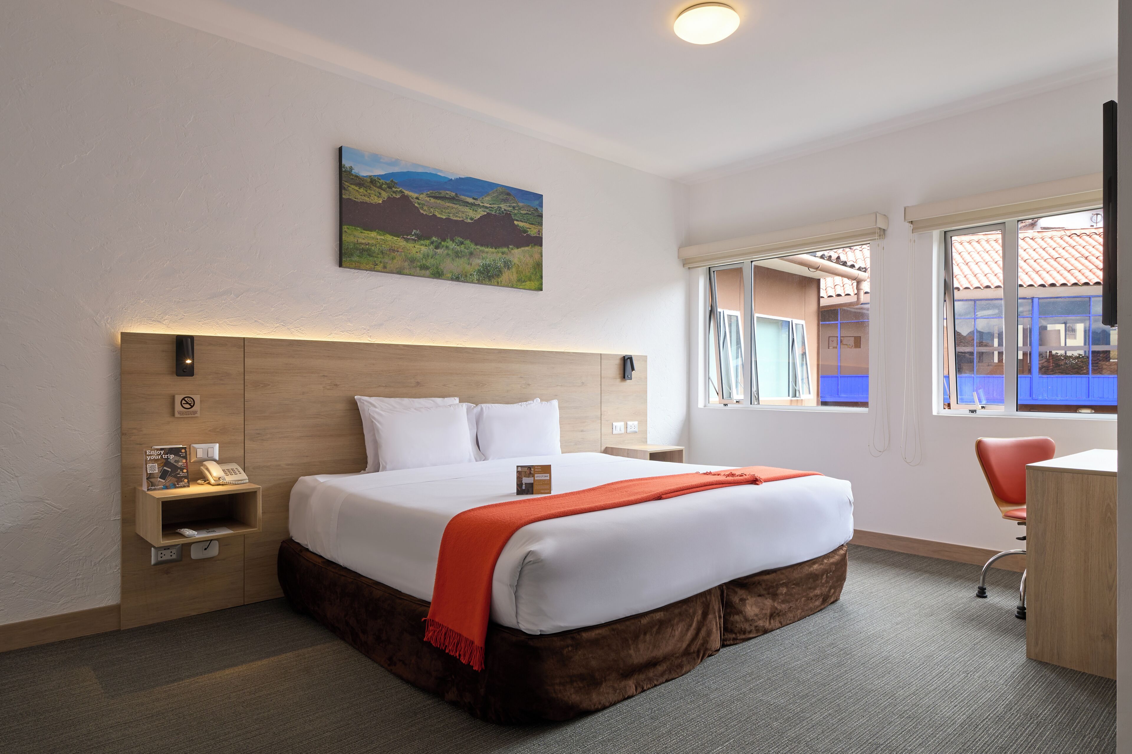 superior room, 1 queen bed, courtyard view | 1 bedroom, in-room safe, desk, soundproofing