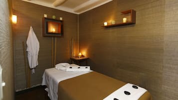 Aromatherapy, hot stone massages, facials, reflexology