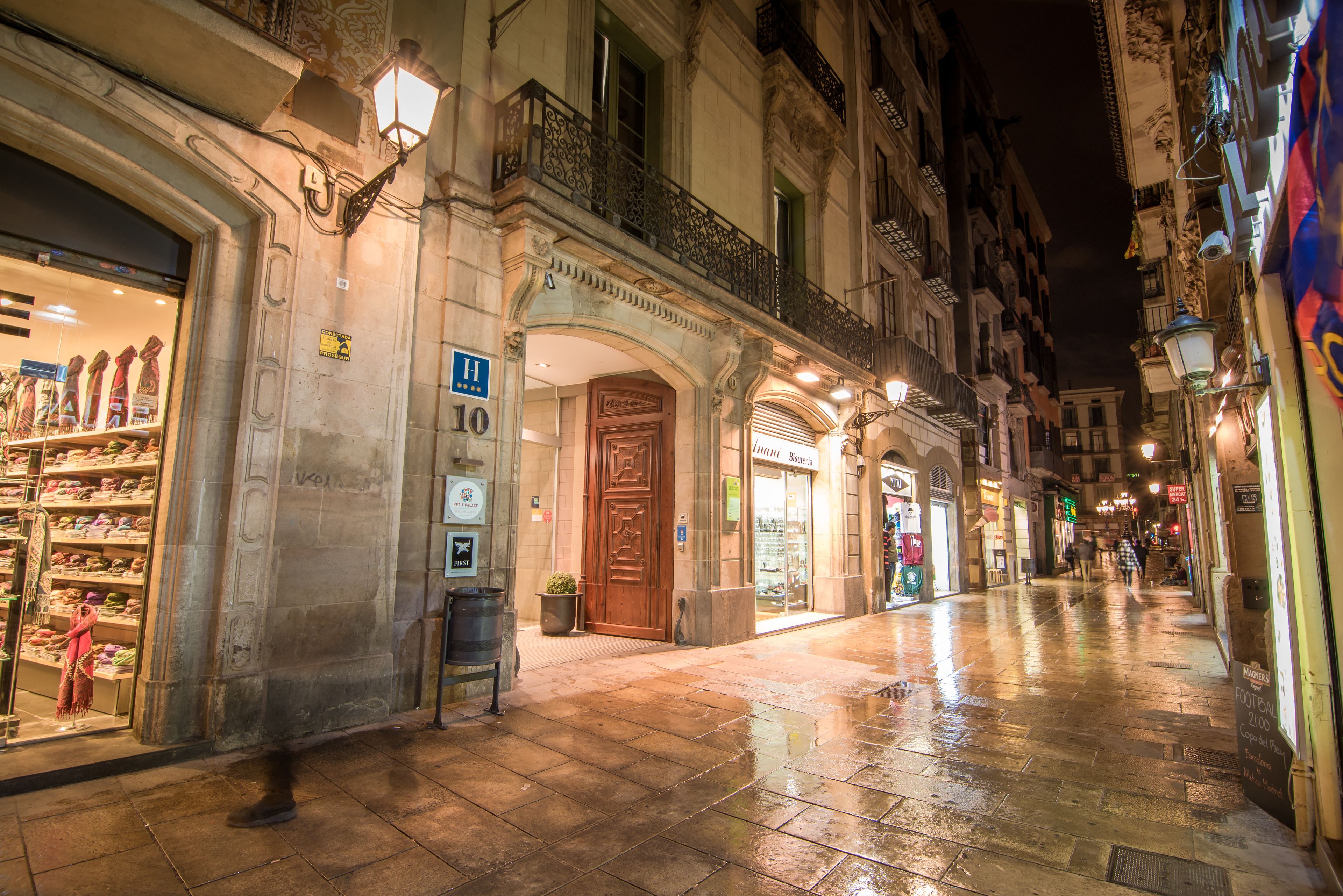 front of property – evening/night