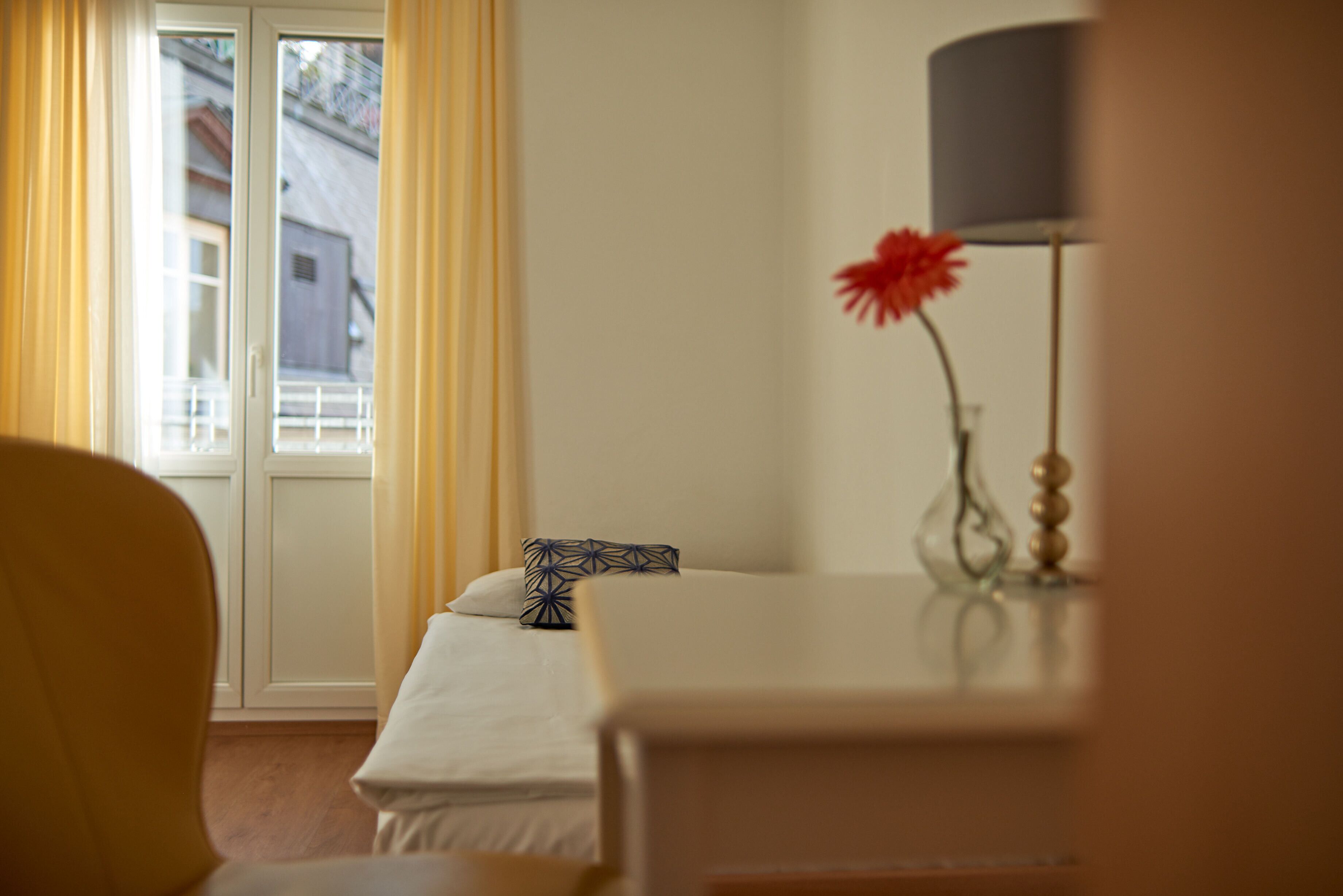 single room, shared bathroom (incl. city tax) | desk, iron/ironing board, free cots/infant beds, rollaway beds