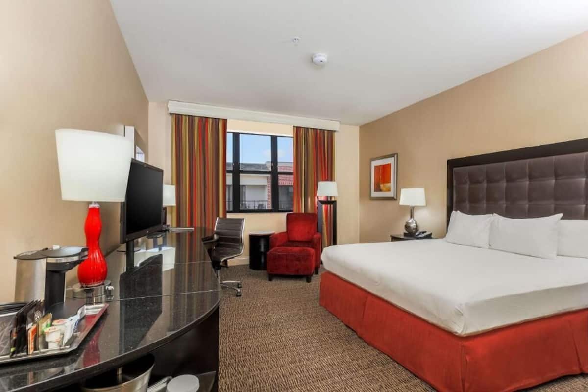 Premium bedding, pillow-top beds, in-room safe, blackout curtains