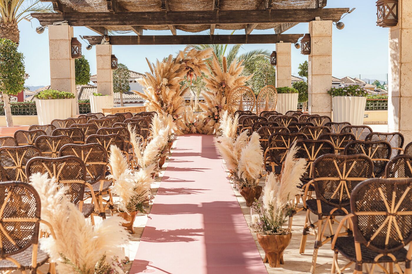 Área para banquetes al aire libre