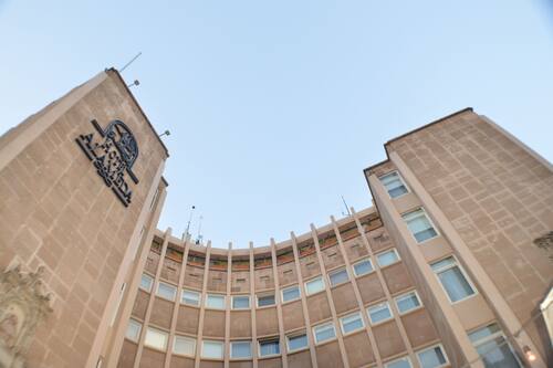 Facciata della struttura