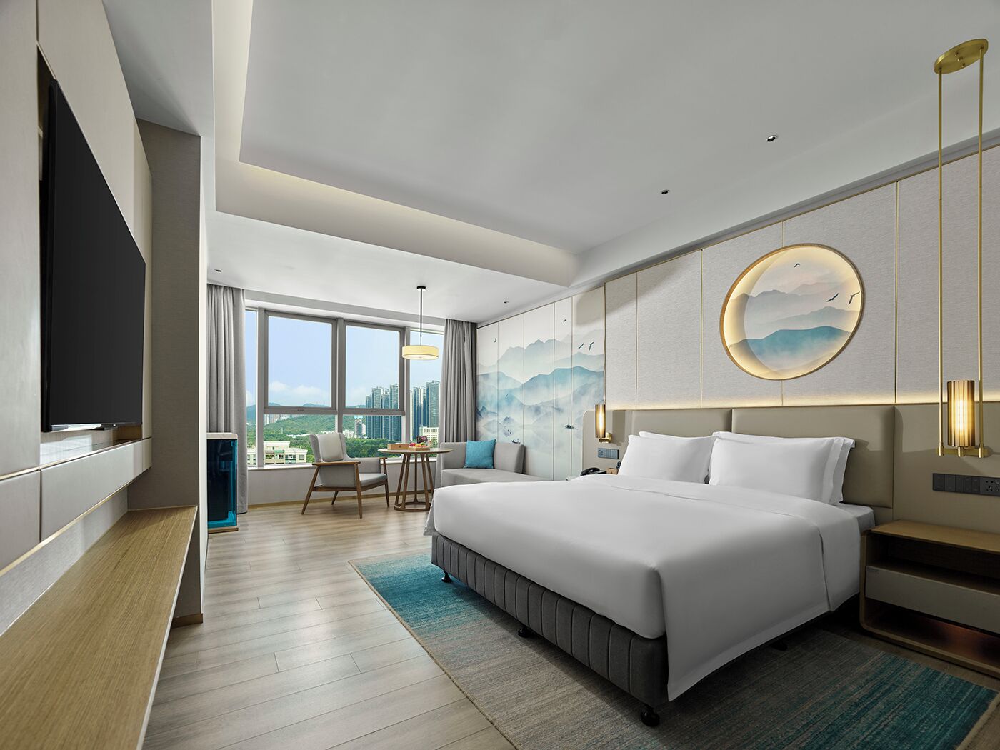 ラグジュアリー ダブルルーム | ミニバー (無料)、セーフティボックス (室内)、デスク、ノートパソコン用作業スペース