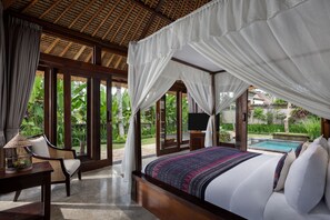 Village Suite Villa 1, Private Pool | 1 bedroom, minibar, in-room safe, desk - The Ubud Village Resort & Spa (Ubud)