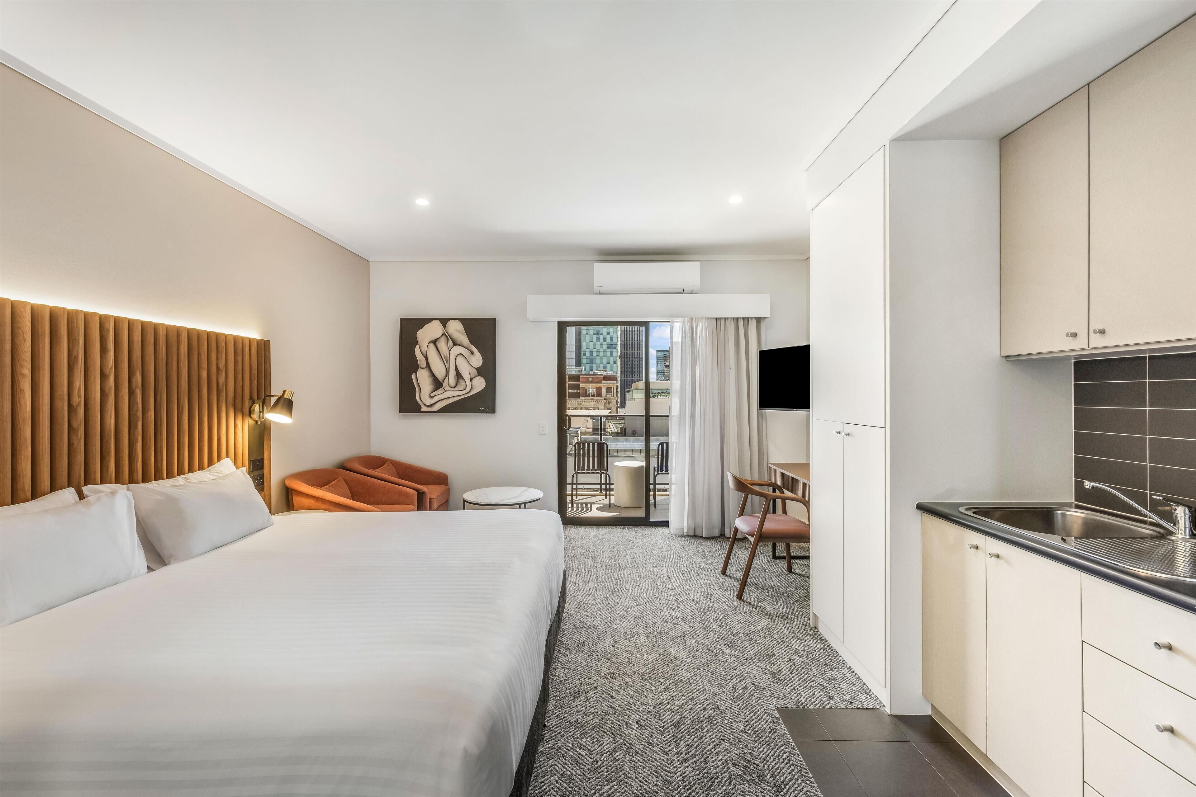 Minibar, in-room safe, desk, blackout curtains