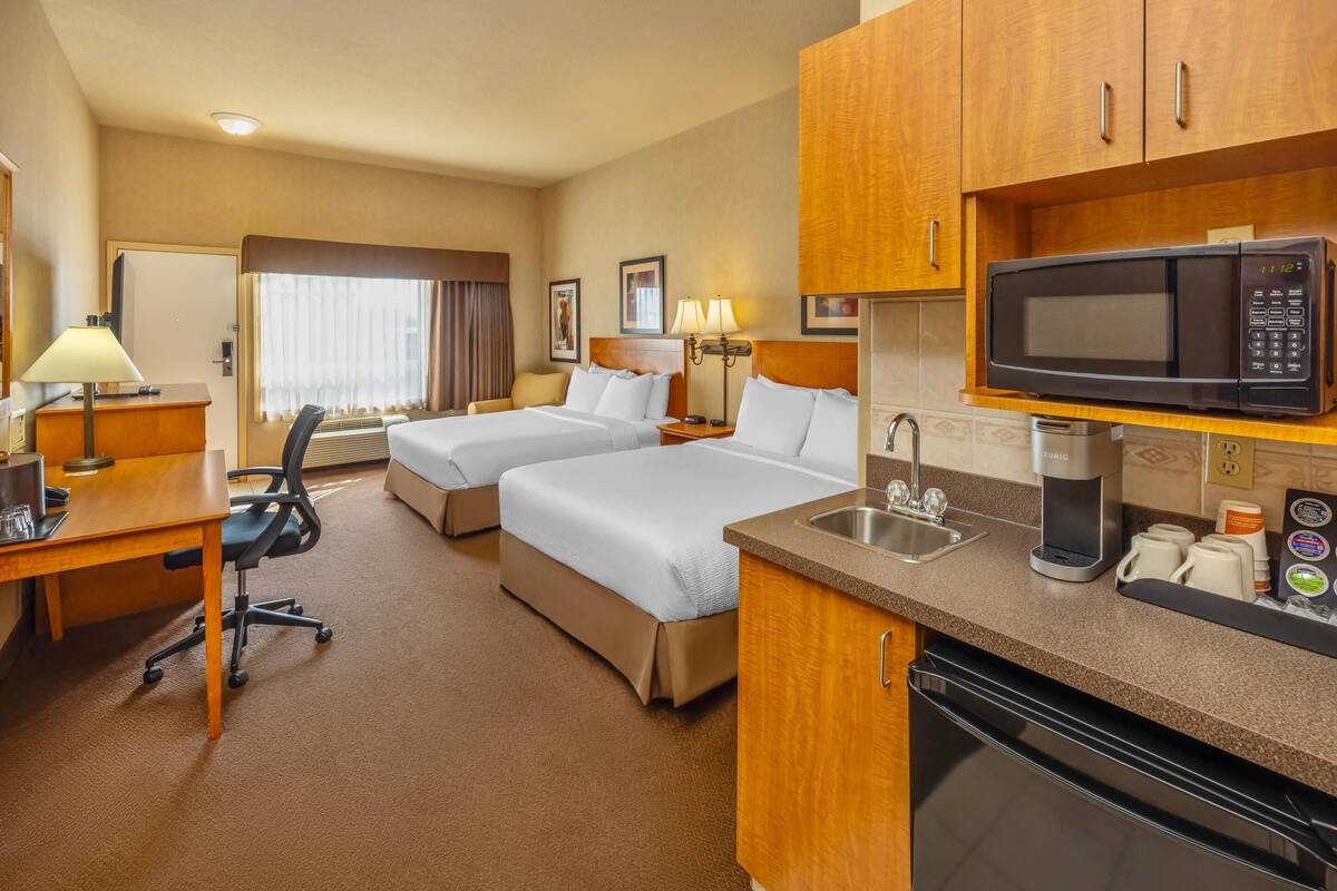 Room, 2 Queen Beds, Non Smoking | Premium bedding, pillow-top beds, desk, soundproofing