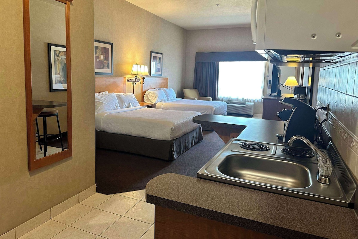Room, 2 Queen Beds, Non Smoking (Efficiency) | Premium bedding, pillow-top beds, desk, soundproofing