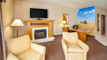 Suite, 1 King Bed with Sofa bed, Non Smoking (Efficiency) | Premium bedding, pillow-top beds, desk, soundproofing