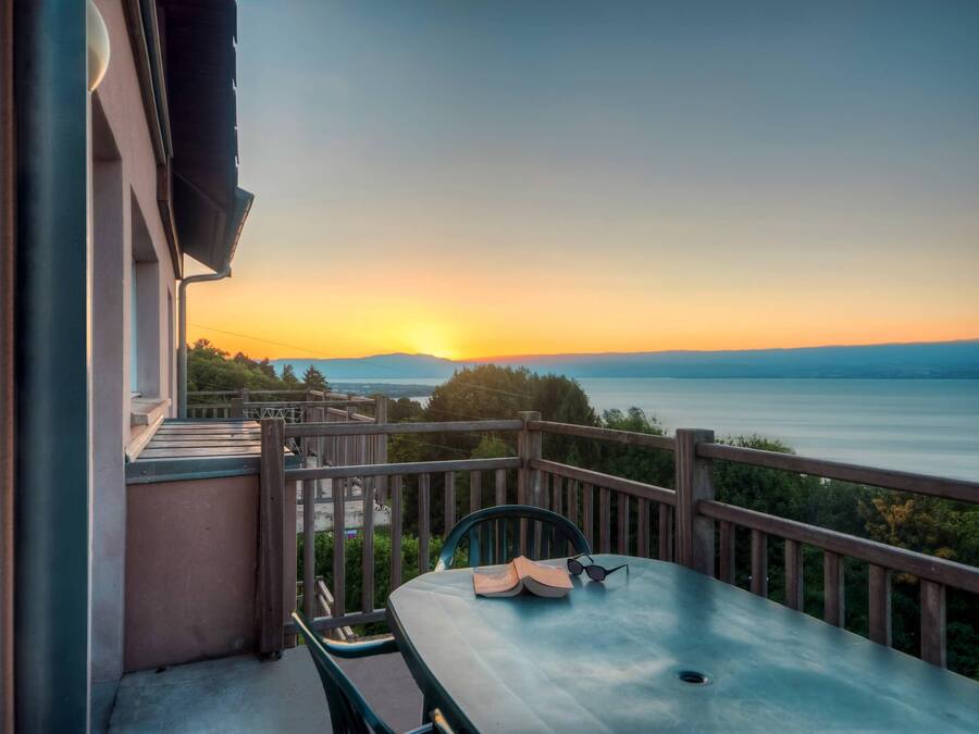 Uitzicht vanuit accommodatie