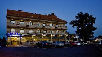 Front of property - evening/night