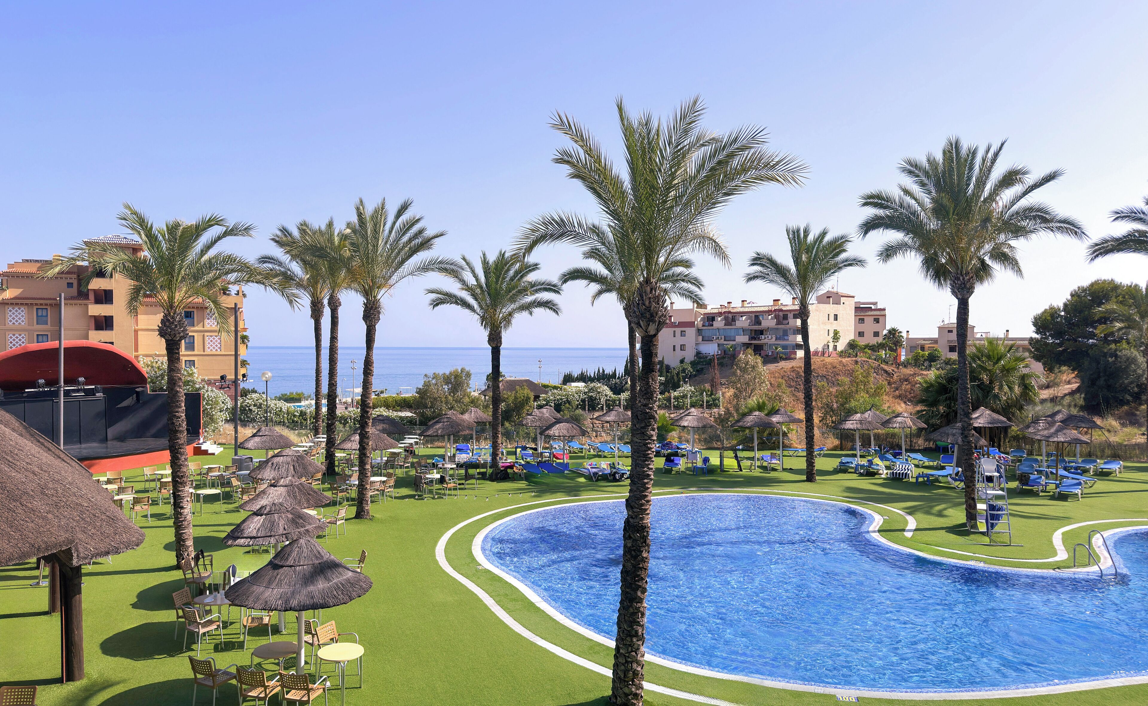 Indoor pool, 2 outdoor pools, open 10:00 AM to 6:00 PM, pool umbrellas