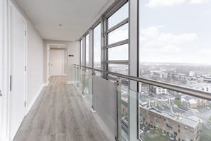 Apartment, 2 Double Beds, City View | Living area