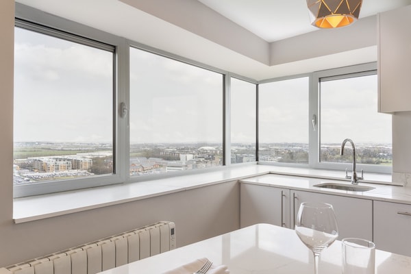 Apartment, 2 Double Beds, City View | Premium bedding, in-room safe, desk, laptop workspace