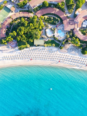 Aerial view. Cormoran Resort Villasimius