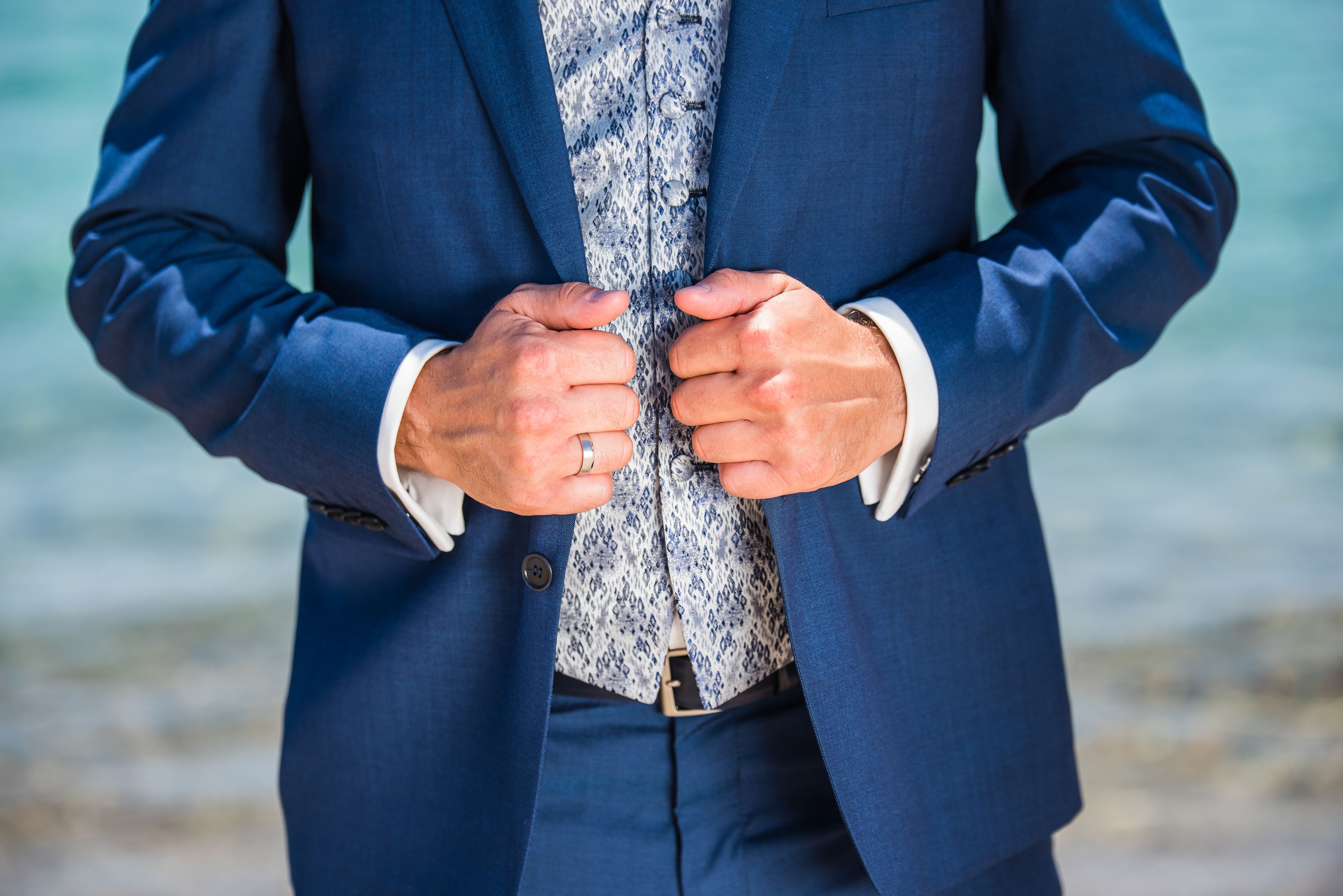 outdoor wedding area