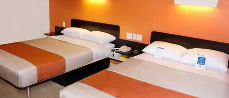 Desk, WiFi, bed sheets