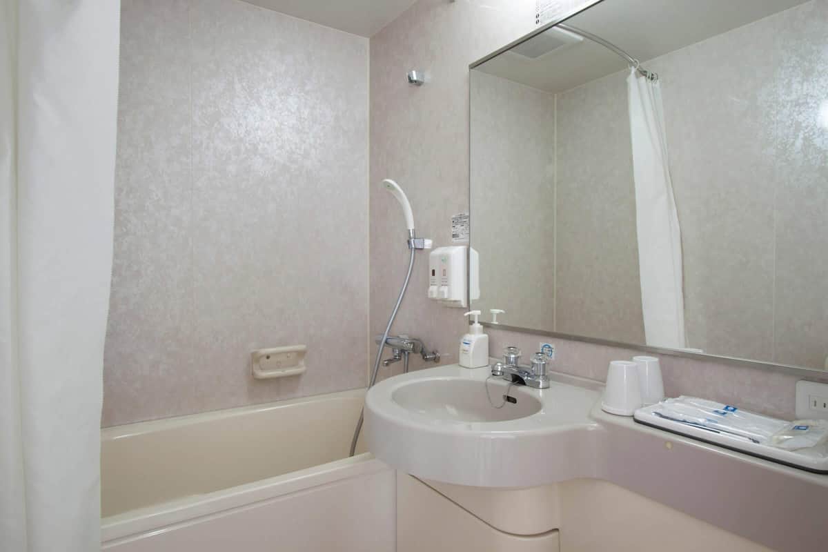 standard twin room, 2 single beds, non smoking | bathroom | combined shower/bathtub, deep-soaking bathtub, hair dryer, slippers