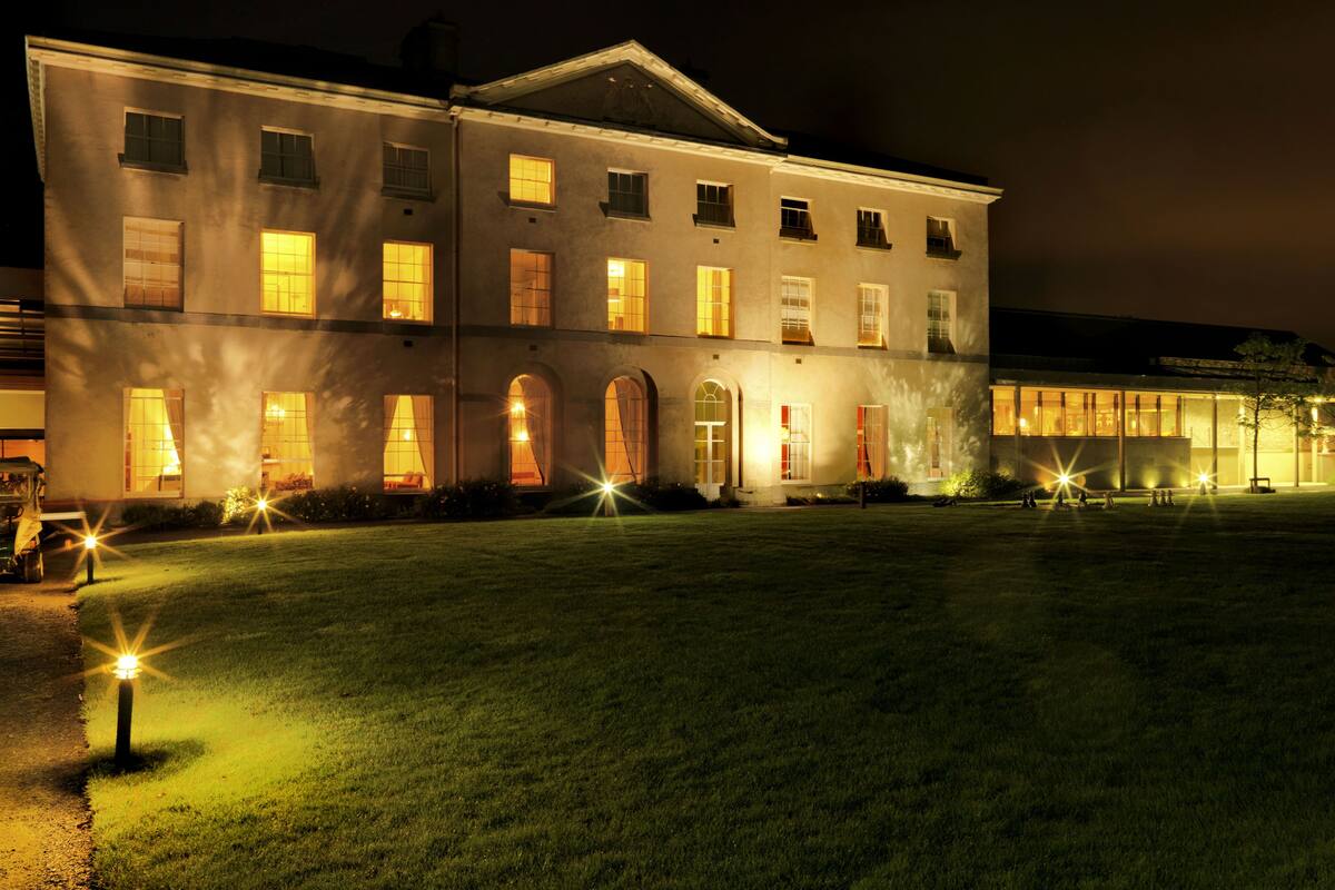 front of property – evening/night