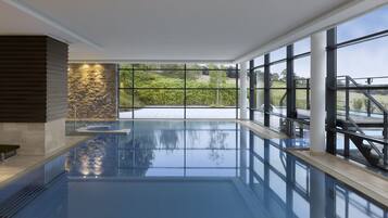 Indoor pool, outdoor pool