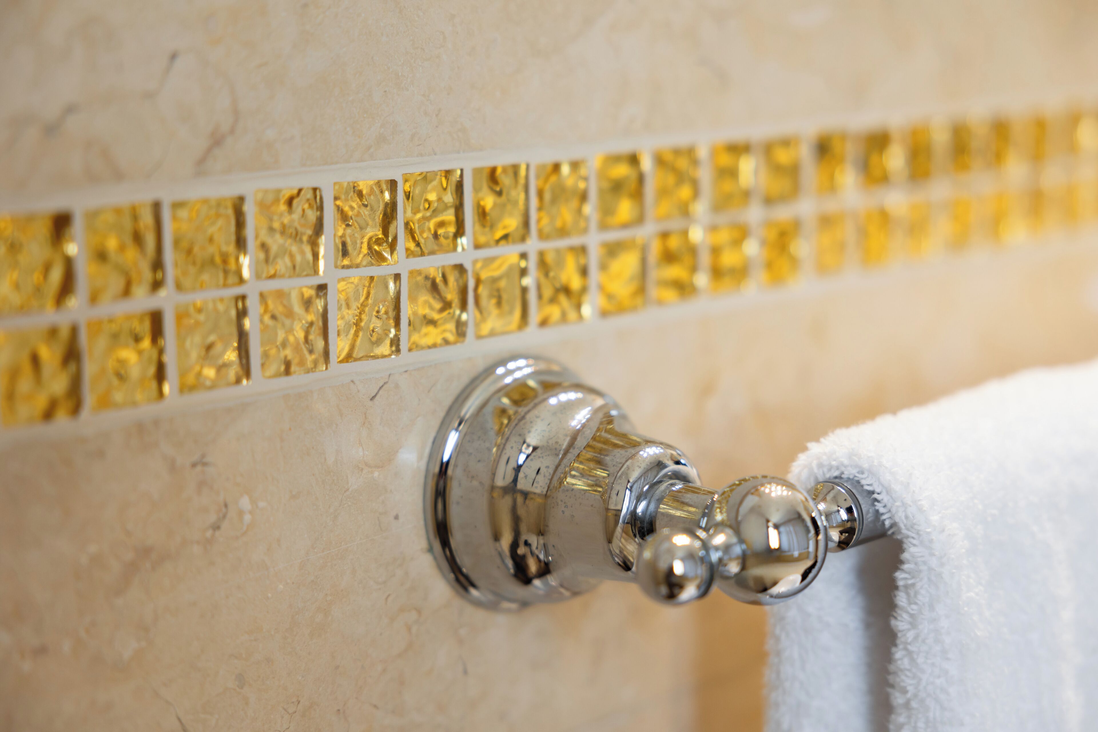 combined shower/bathtub, designer toiletries, hair dryer, bidet