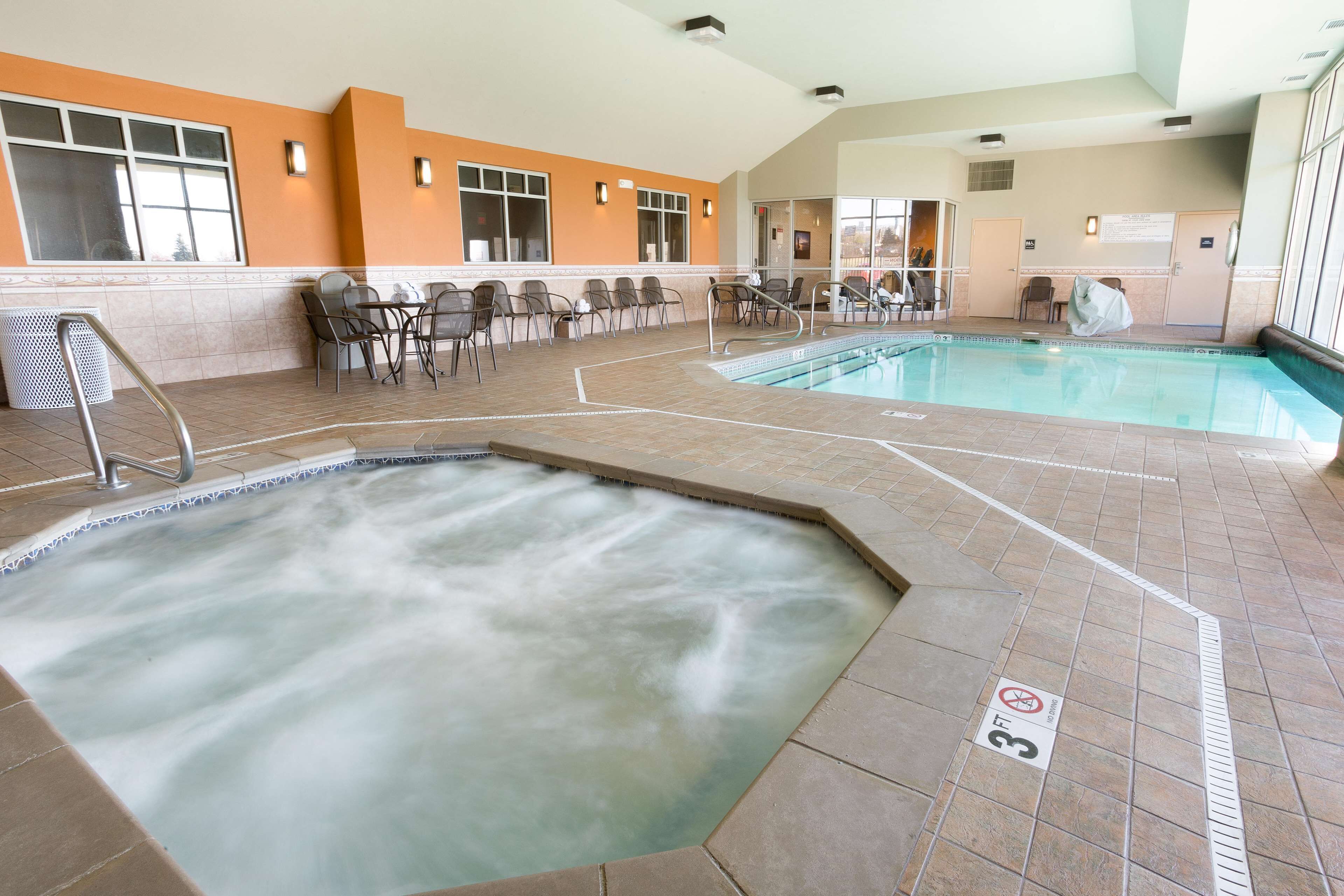Indoor pool, outdoor pool