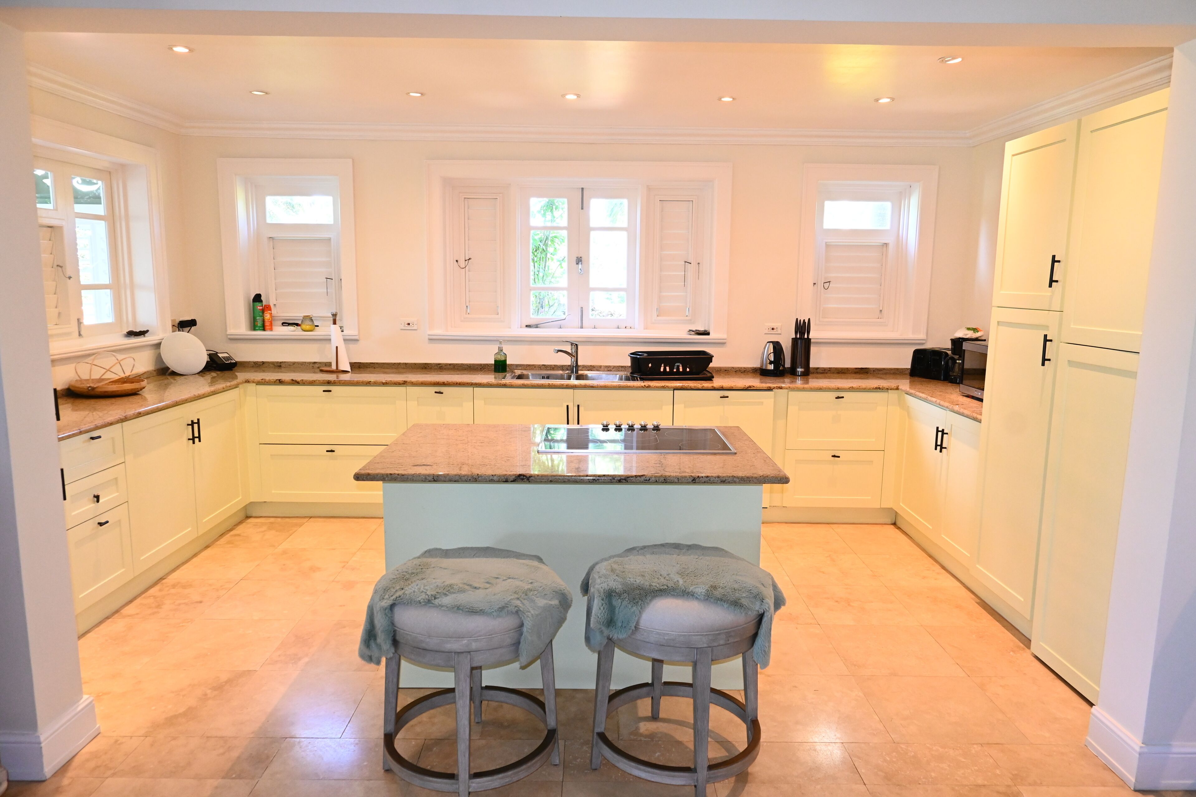 villa, 3 bedrooms | private kitchen | full-sized fridge, microwave, oven, coffee/tea maker