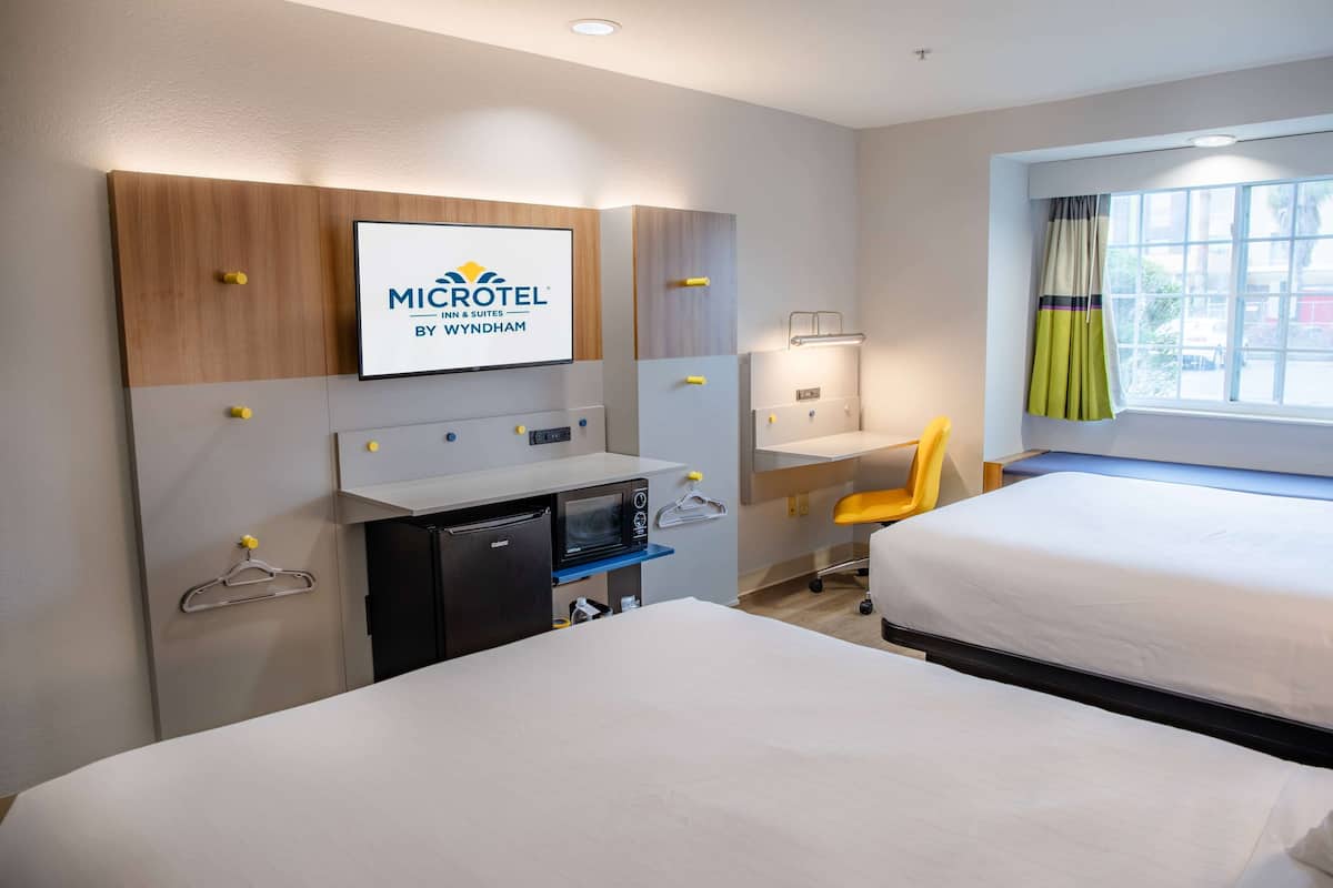 Room, 2 Queen Beds, Accessible, Non Smoking (Roll-In Shower) | Premium bedding, pillow-top beds, in-room safe, individually decorated
