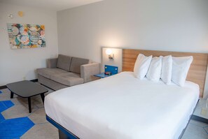 Premium bedding, pillowtop beds, in-room safe, individually decorated