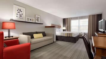 1 bedroom, blackout drapes, iron/ironing board, free cribs/infant beds