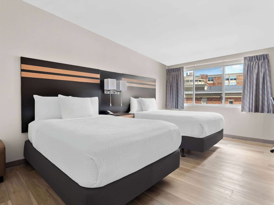 Standard Room, 2 Queen Beds | Iron/ironing board, rollaway beds, free WiFi, bed sheets