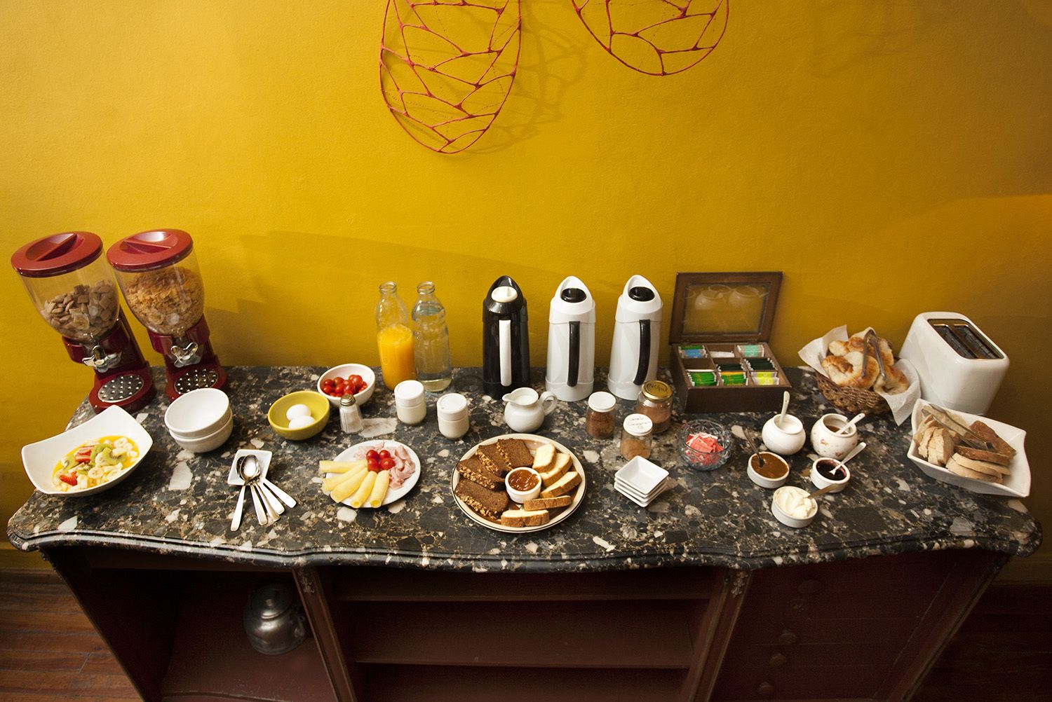 Free buffet breakfast