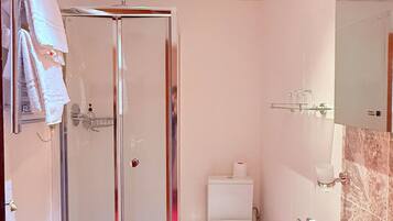 Free toiletries, hair dryer, towels, soap