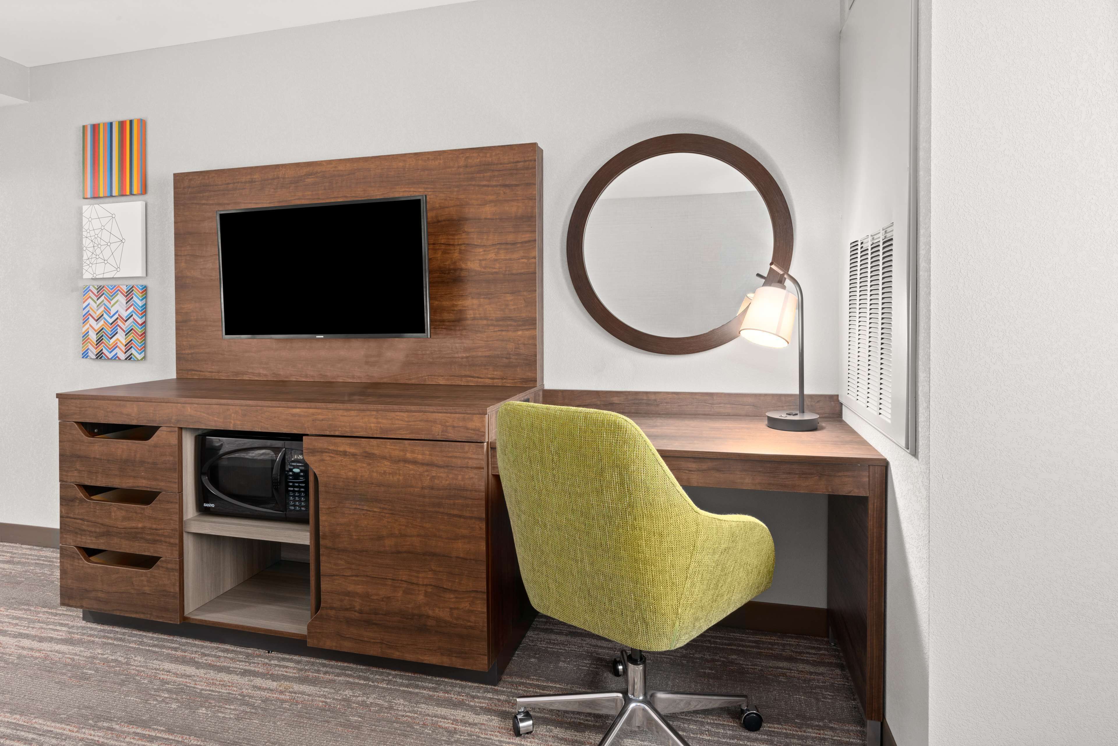 one king shower non smk | premium bedding, desk, blackout curtains, iron/ironing board