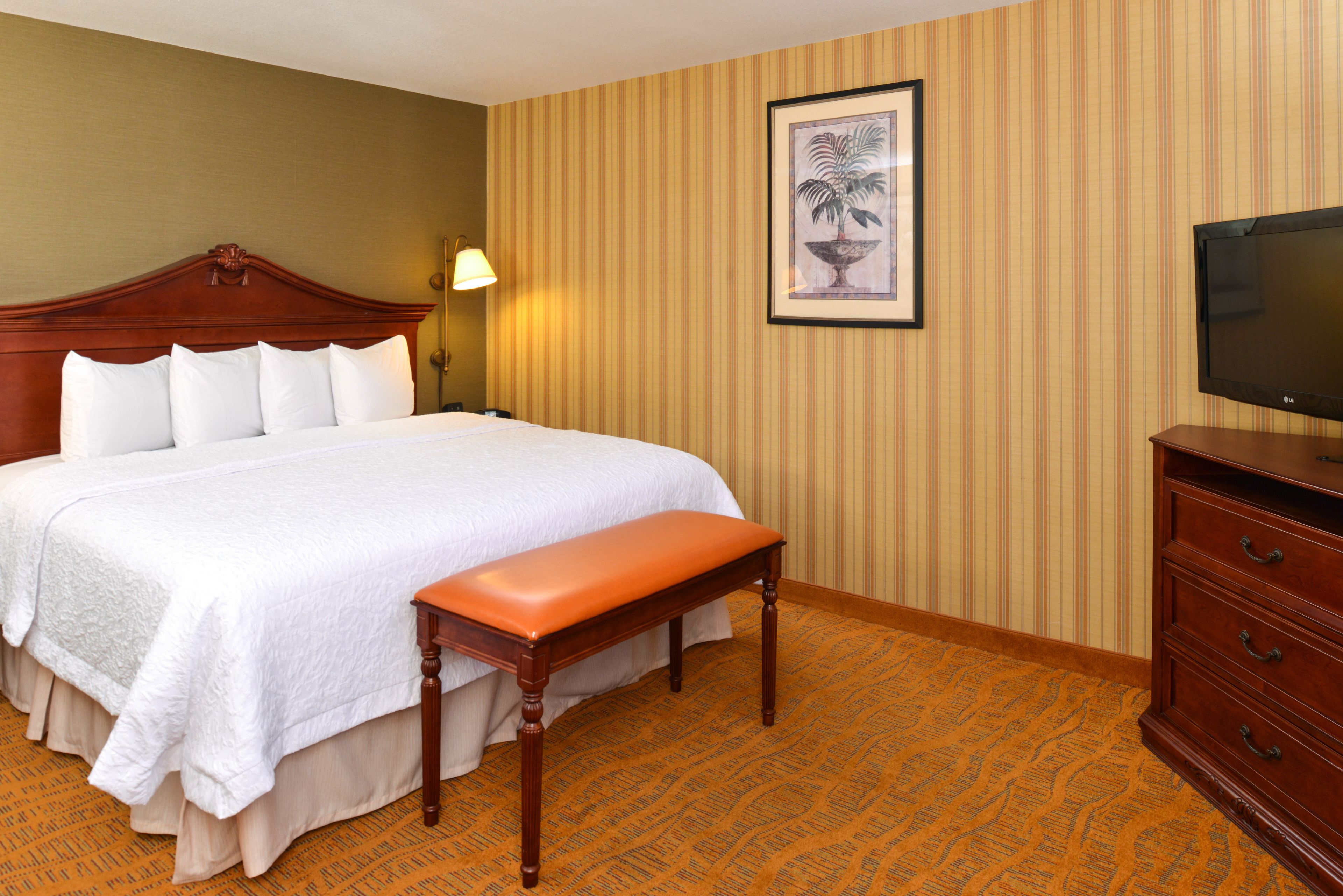 In-room safe, desk, laptop workspace, blackout drapes