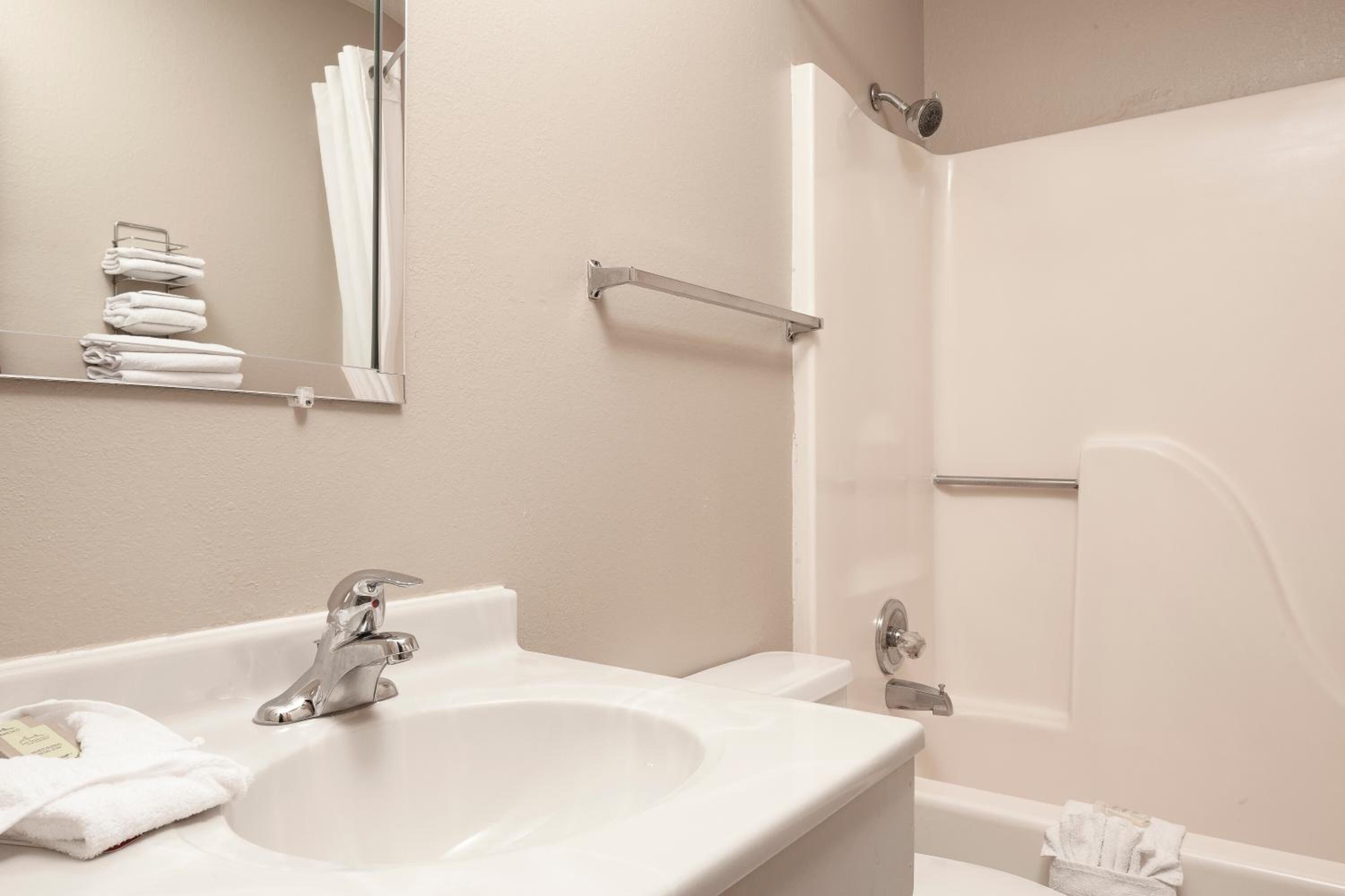 free toiletries, hair dryer, towels