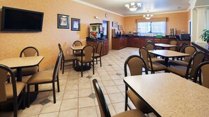 Free daily full breakfast