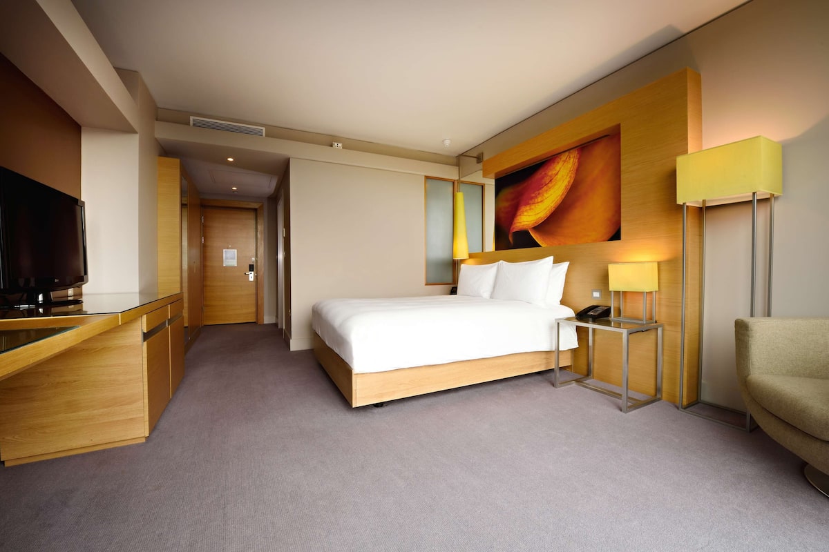 Room, 1 Queen Bed | Premium bedding, in-room safe, iron/ironing board