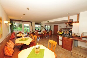Daily buffet breakfast (EUR 14.50 per person)
