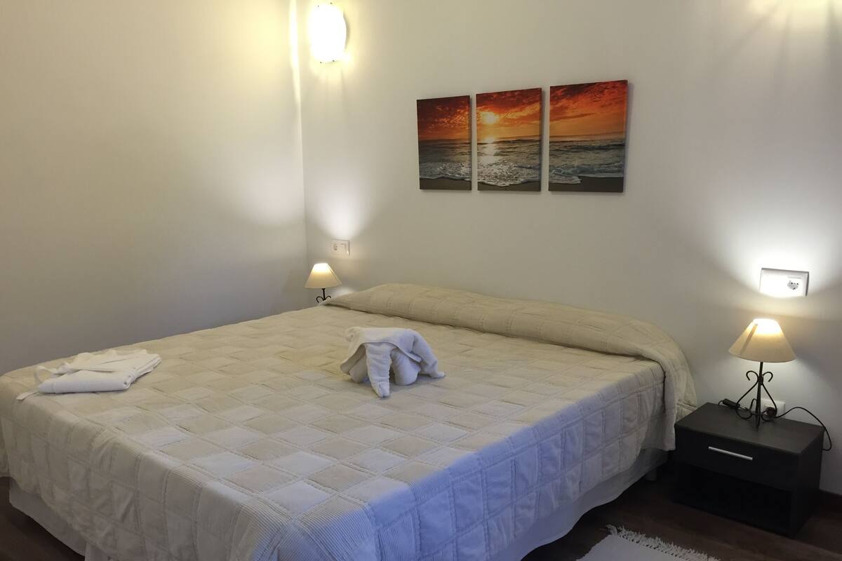 Premium bedding, down comforters, memory foam beds, minibar