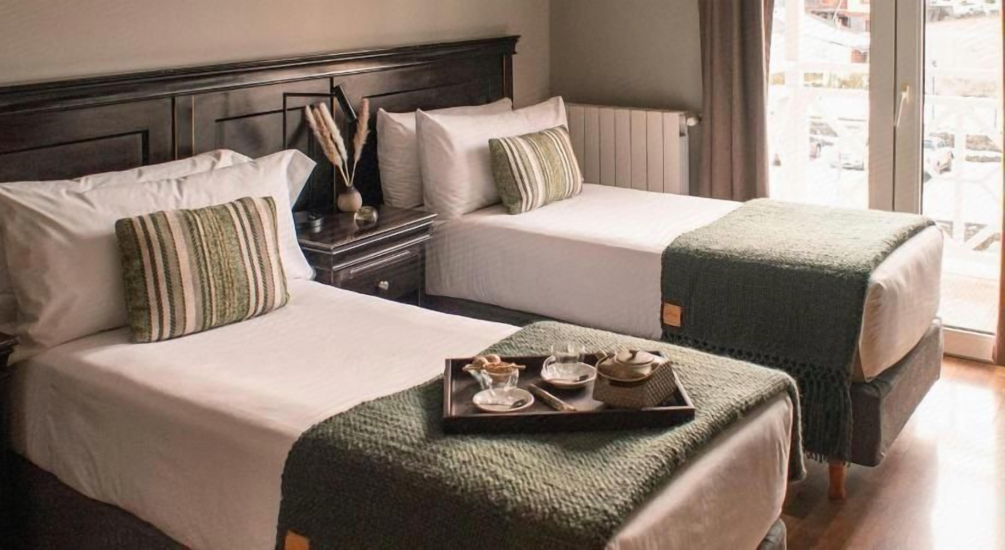 Premium bedding, down comforters, Select Comfort beds, minibar