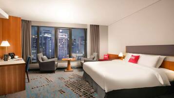 주니어 스위트 (with 1 Bed) | 객실 내 금고, 책상, 노트북 작업 공간, 암막 커튼