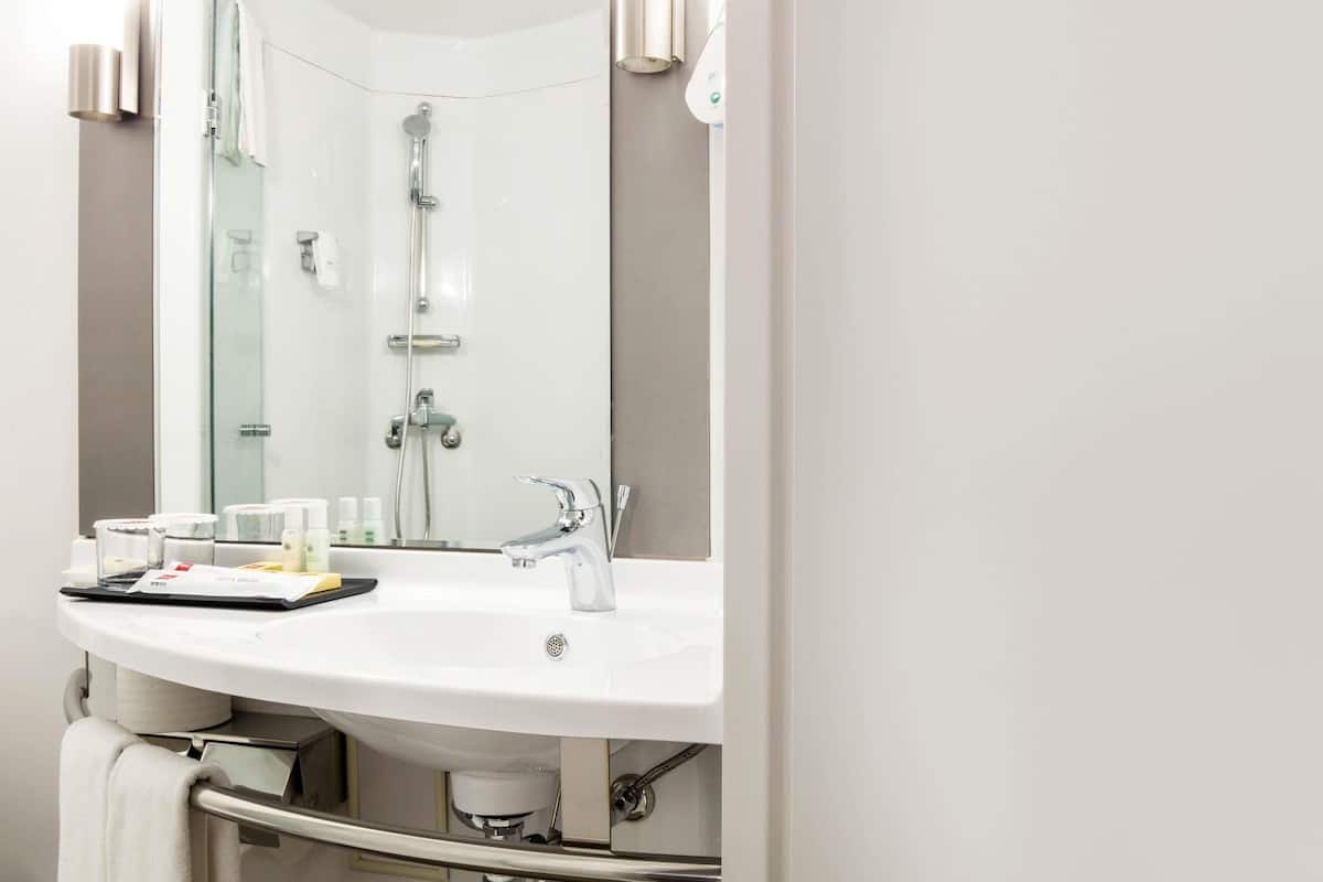 In-room safe, desk, laptop workspace, blackout curtains